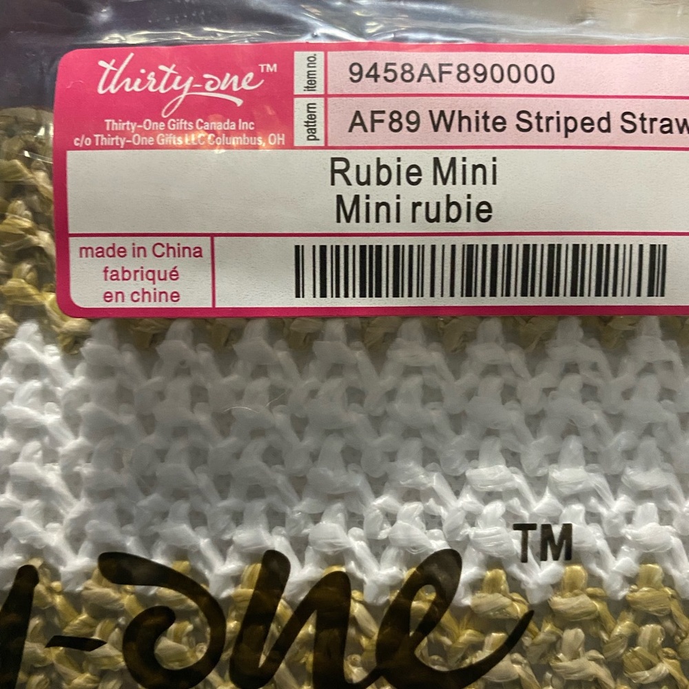 NWT THIRTY ONE RUBIE MINI